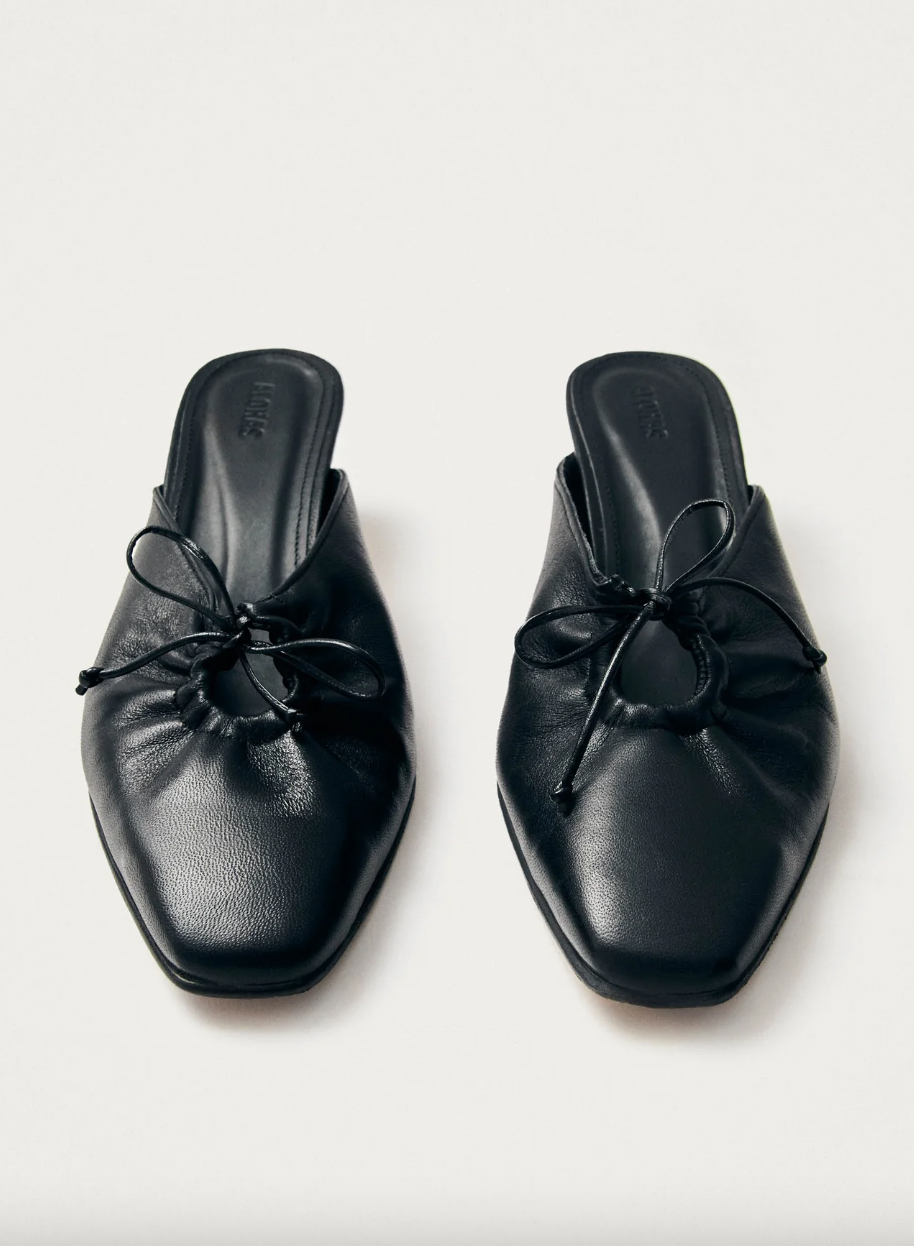 Product Image for Amar Leather Mules, Black