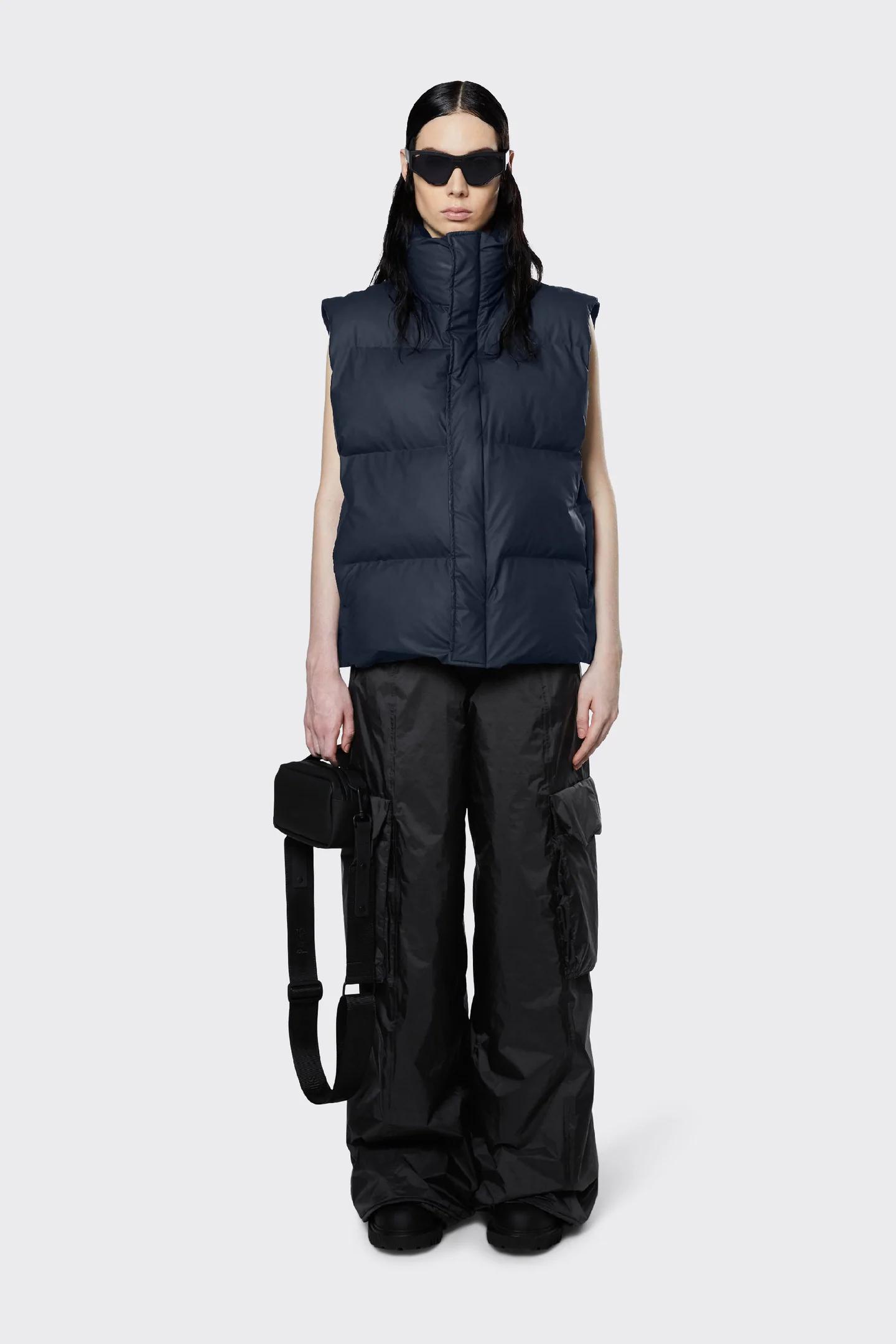 Product Image for Boxy Puffer Vest, Navy