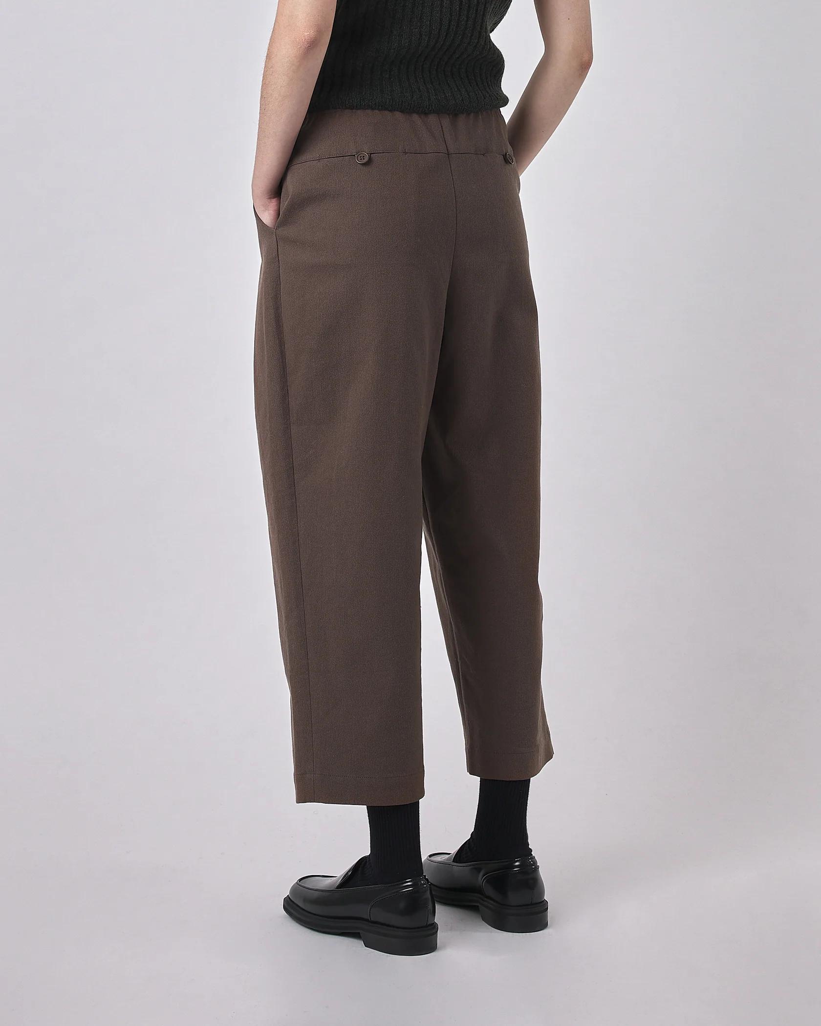Product Image for Signature Pleated Trouser, Brown