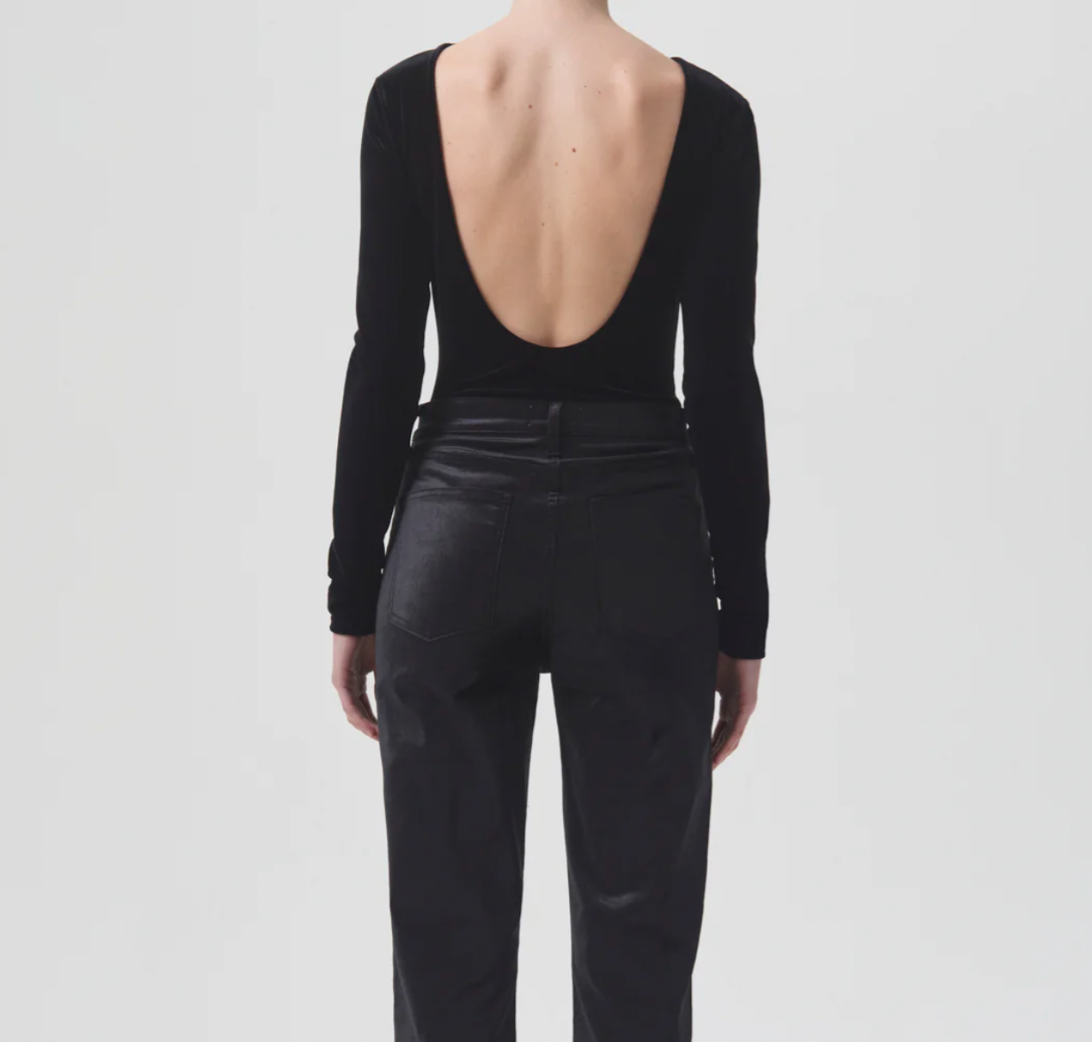Product Image for Corrin Scoop Back Bodysuit, Black