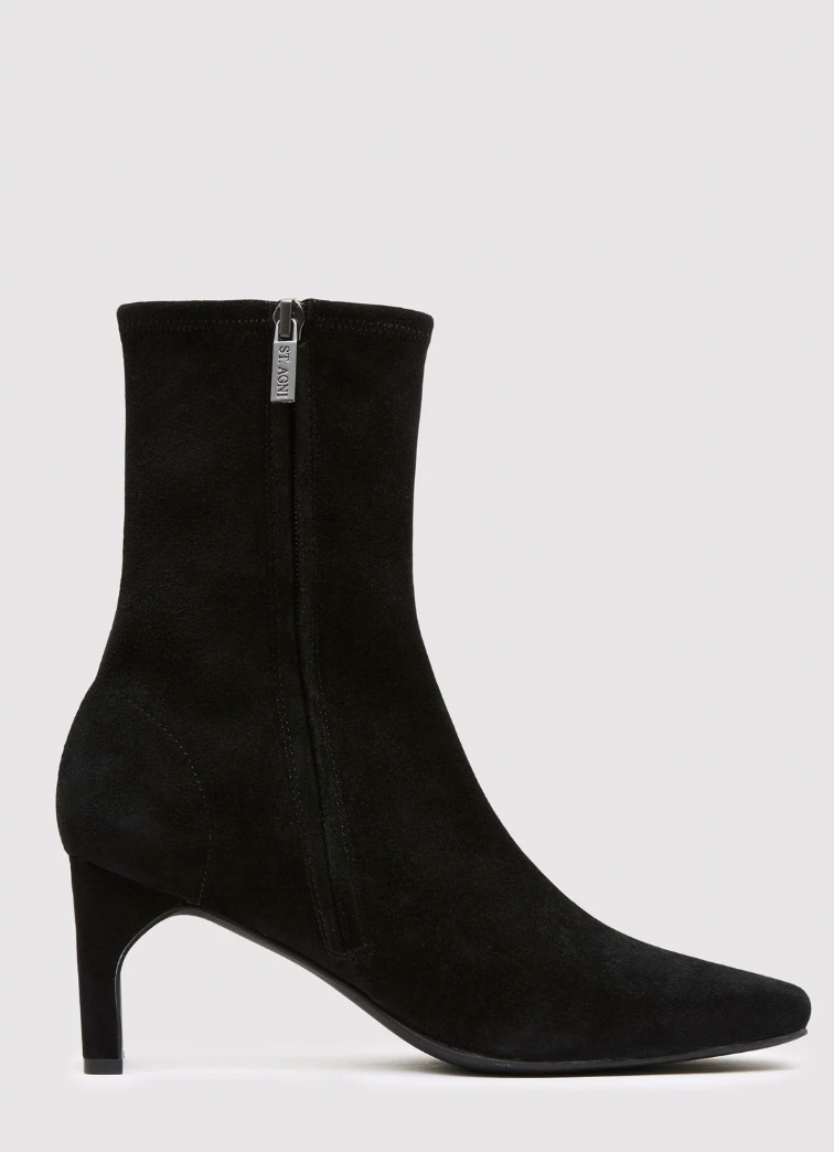 Product Image for Suede Ankle Boot, Black