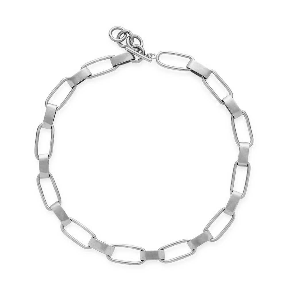 Product Image for Capsule Collar Necklace, Silver