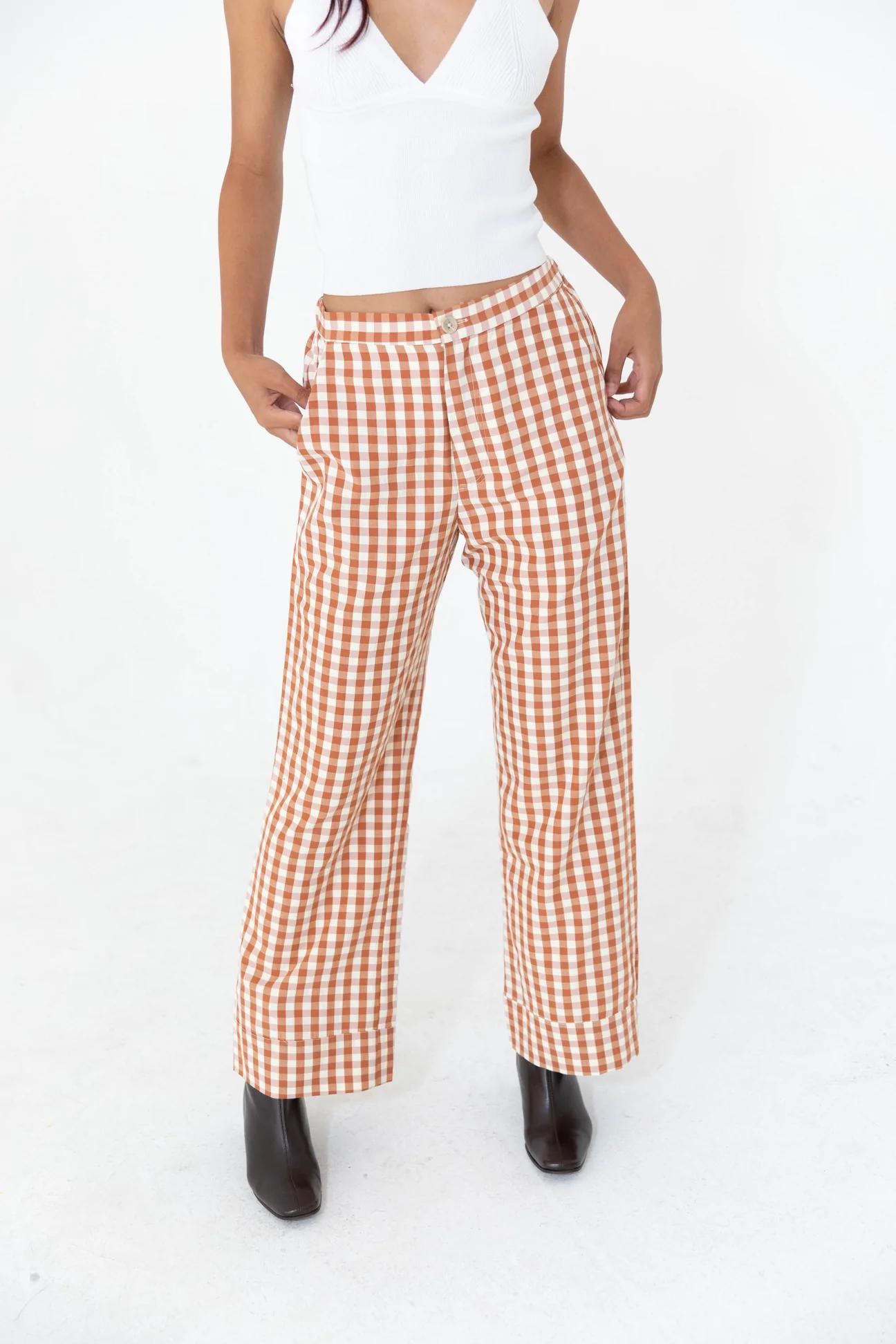 Product Image for Spring Gingham Pant, Rust