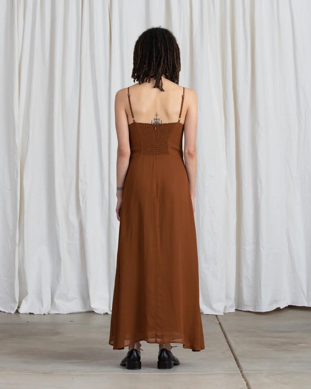 Product Image for Fitted Bodice Dress, Copper