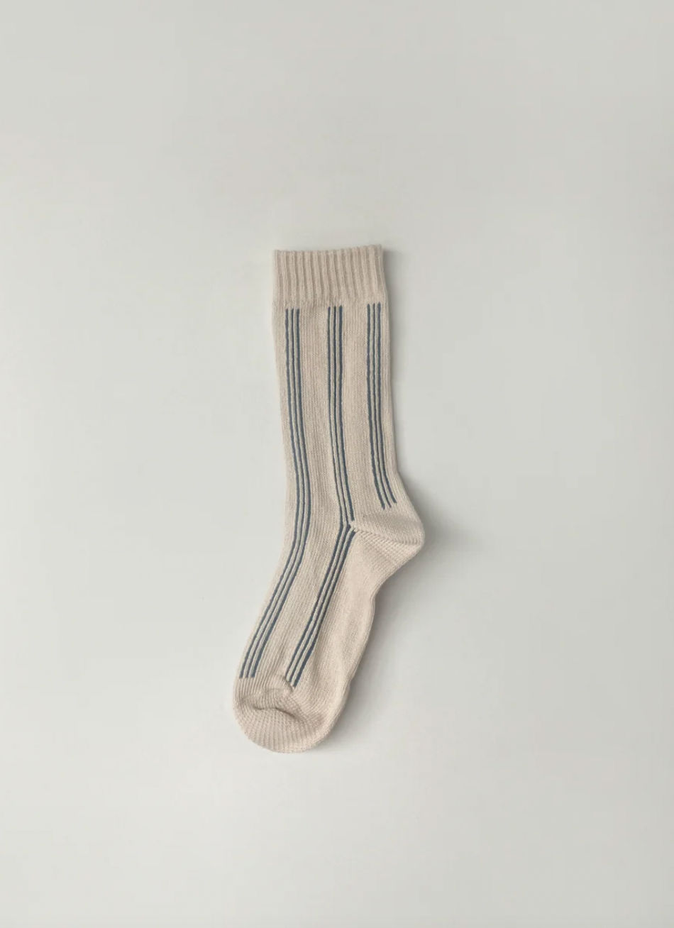 Product Image for The Woven Sock, River Stripe