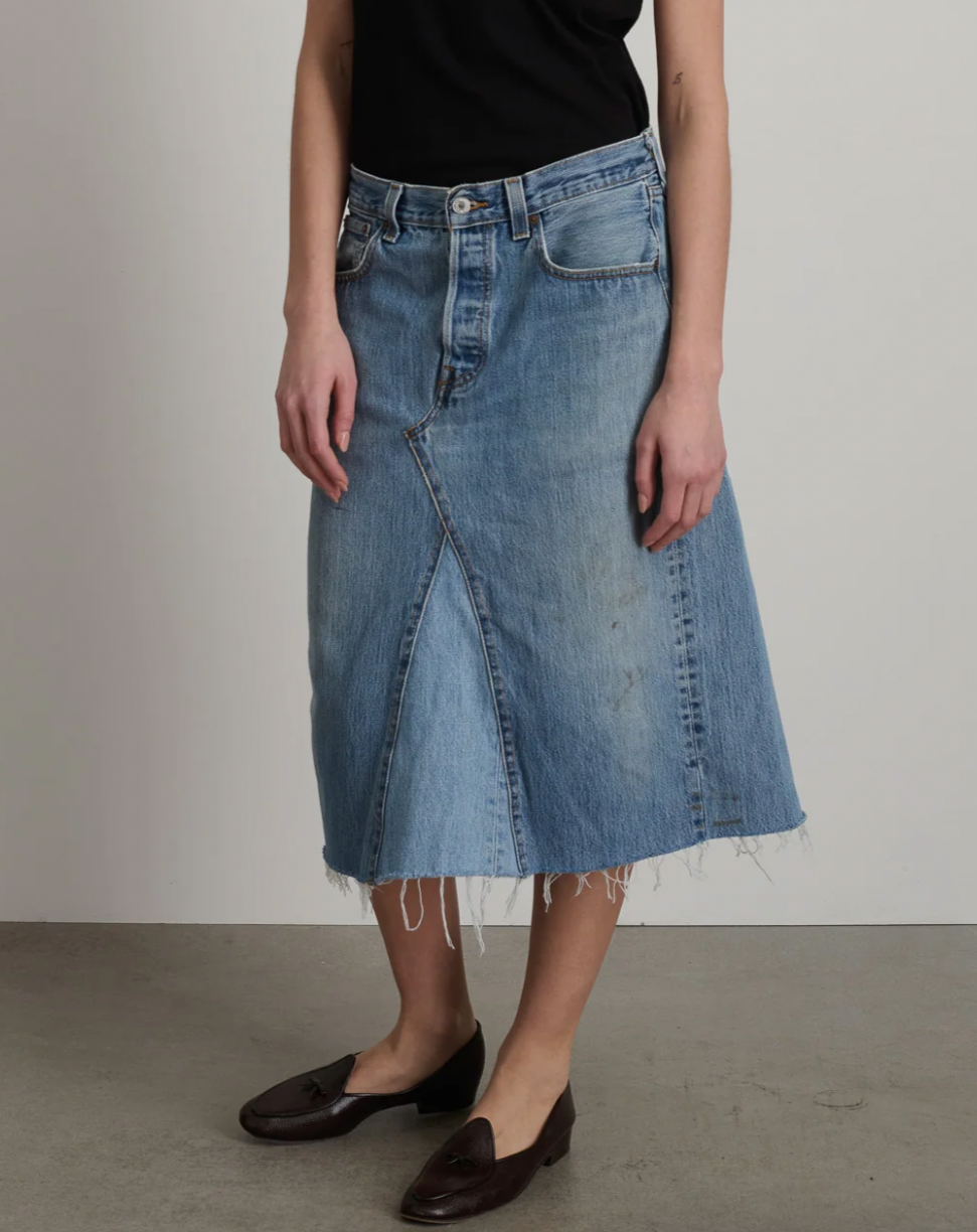 Product Image for Vintage Insert Skirt, Vintage Indigo