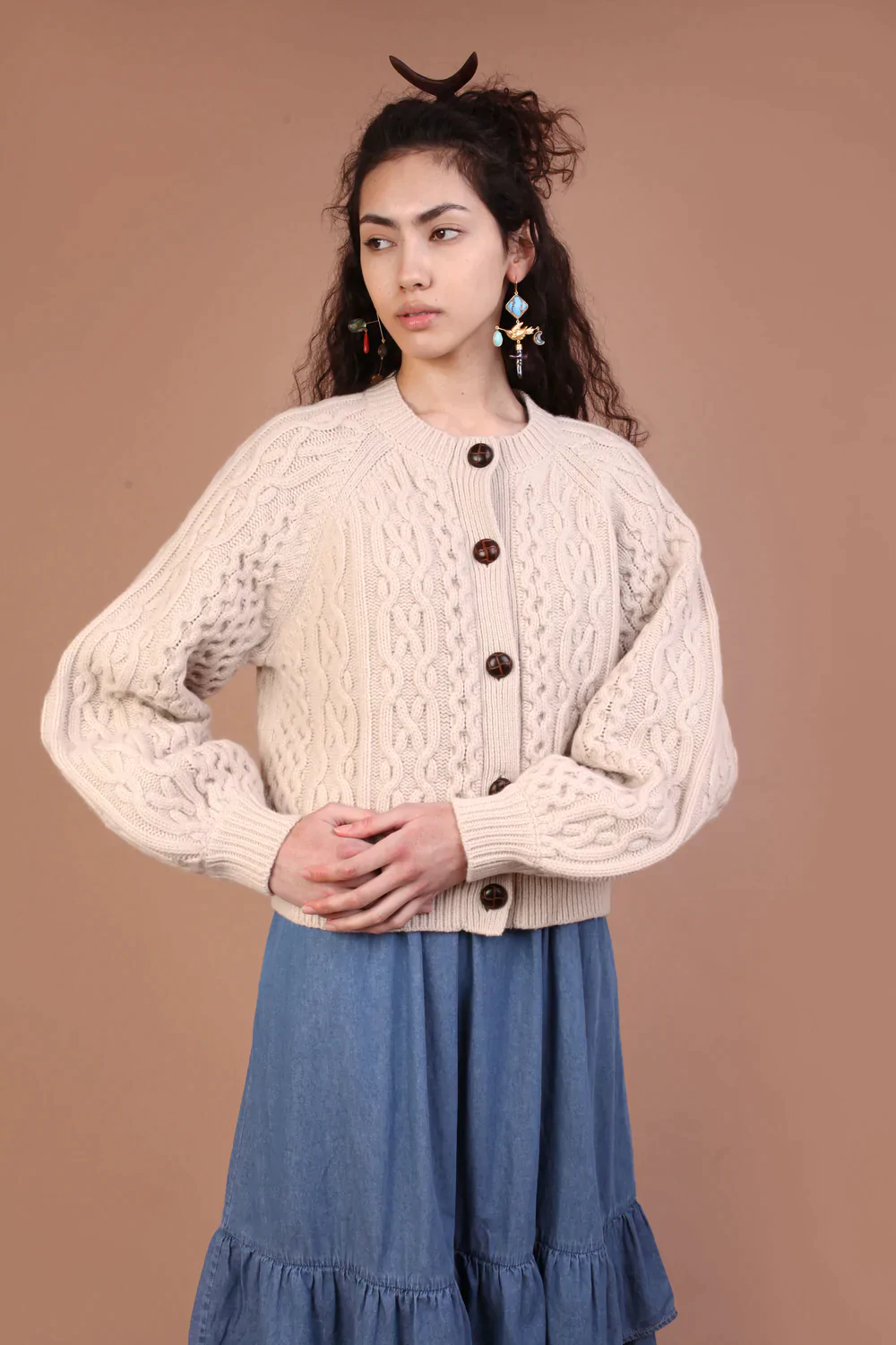 Product Image for Quince Cardigan, Cream