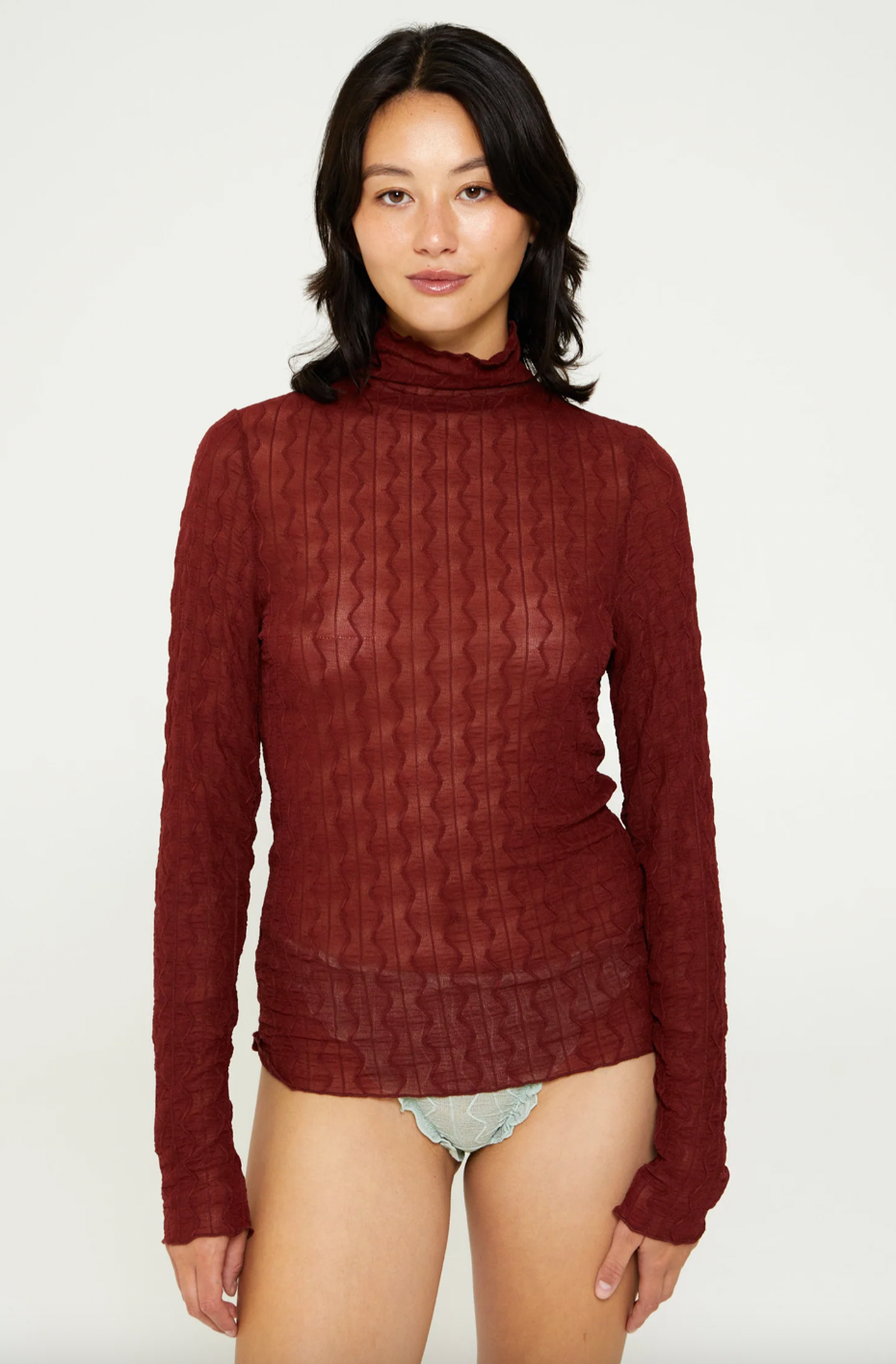 Product Image for Ross Mockneck Top, Rio Red