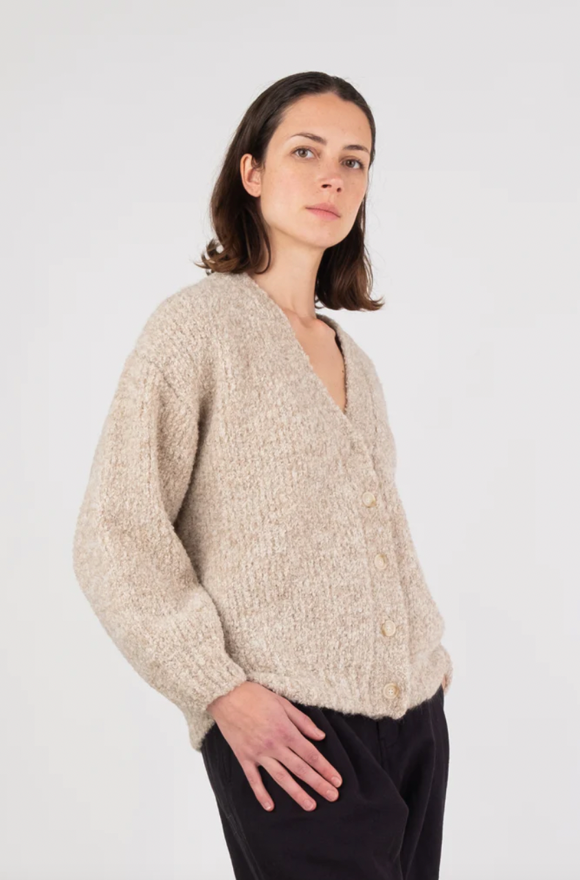 Product Image for Twist Cardigan, Oatmeal