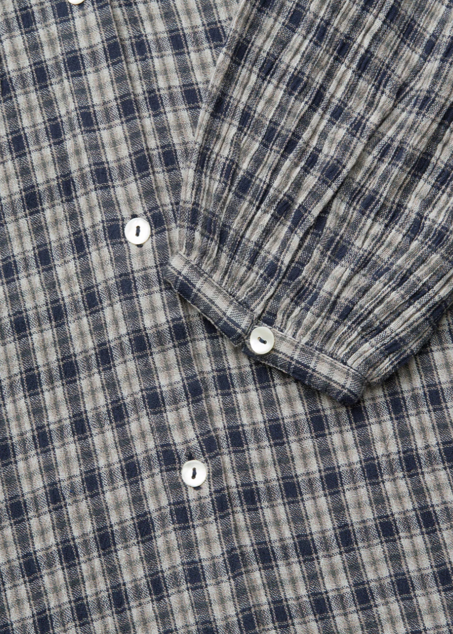 Product Image for Cilla Shirt, Navy/Beige Check