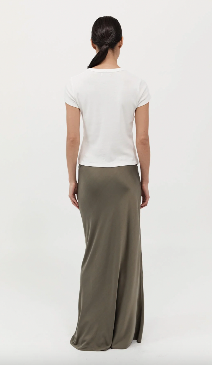 Product Image for Bias Slip Skirt, Kelp