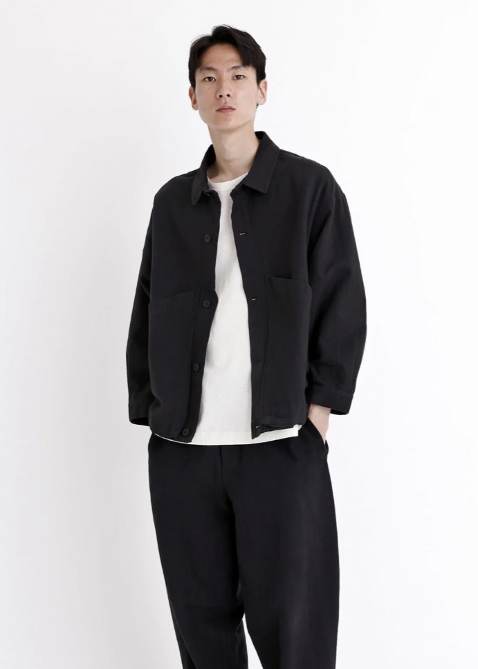 Product Image for Signature Panel Pockets Shirt Jacket, Washed Black