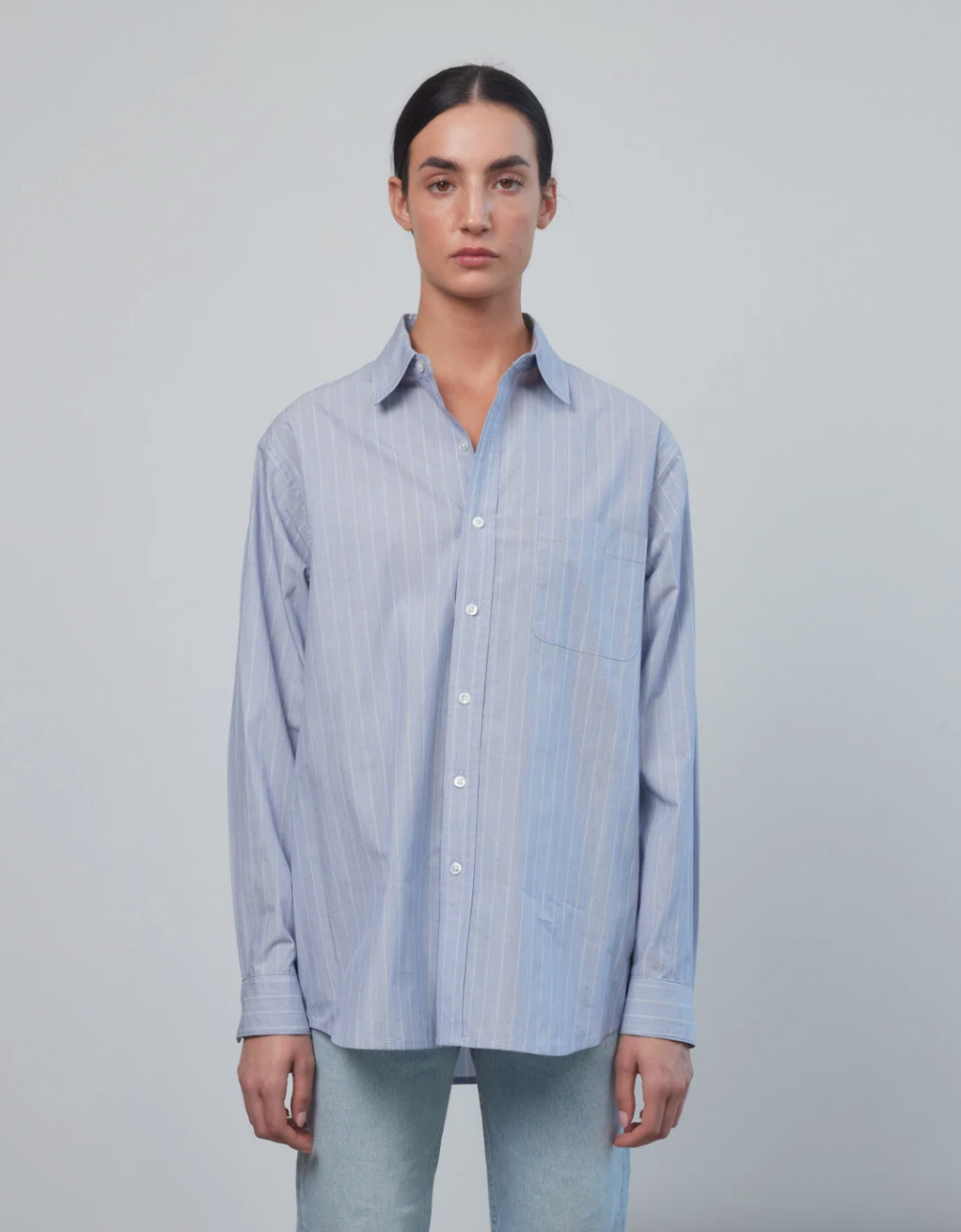 Product Image for Nolan Shirt, Striped Primary Blue