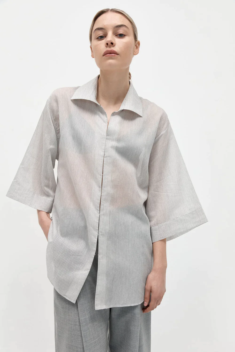 Product Image for Oversized Shirt, Grey
