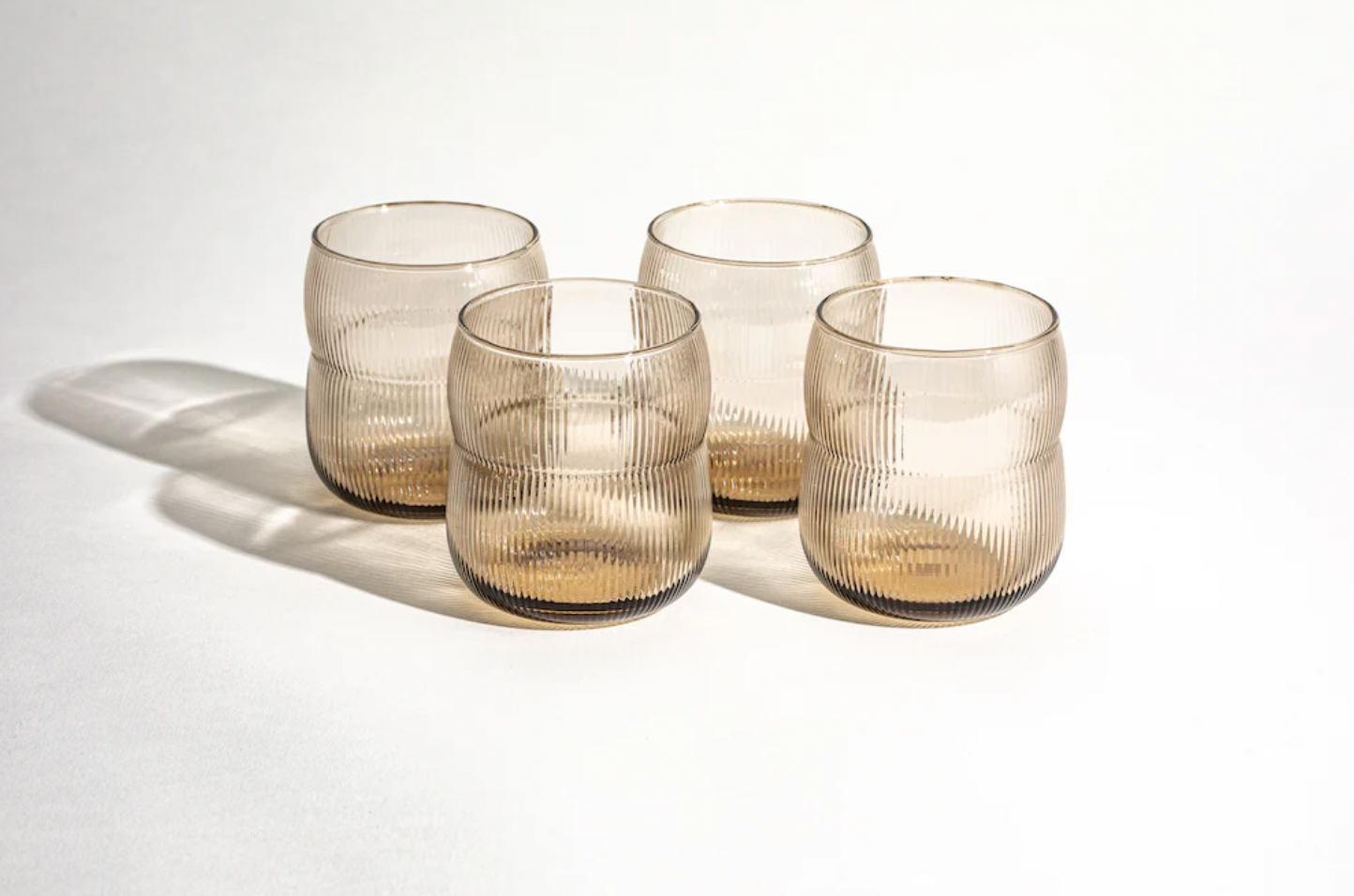 Product Image for The Everyday Glass, Amber Smoke (Set of 4)