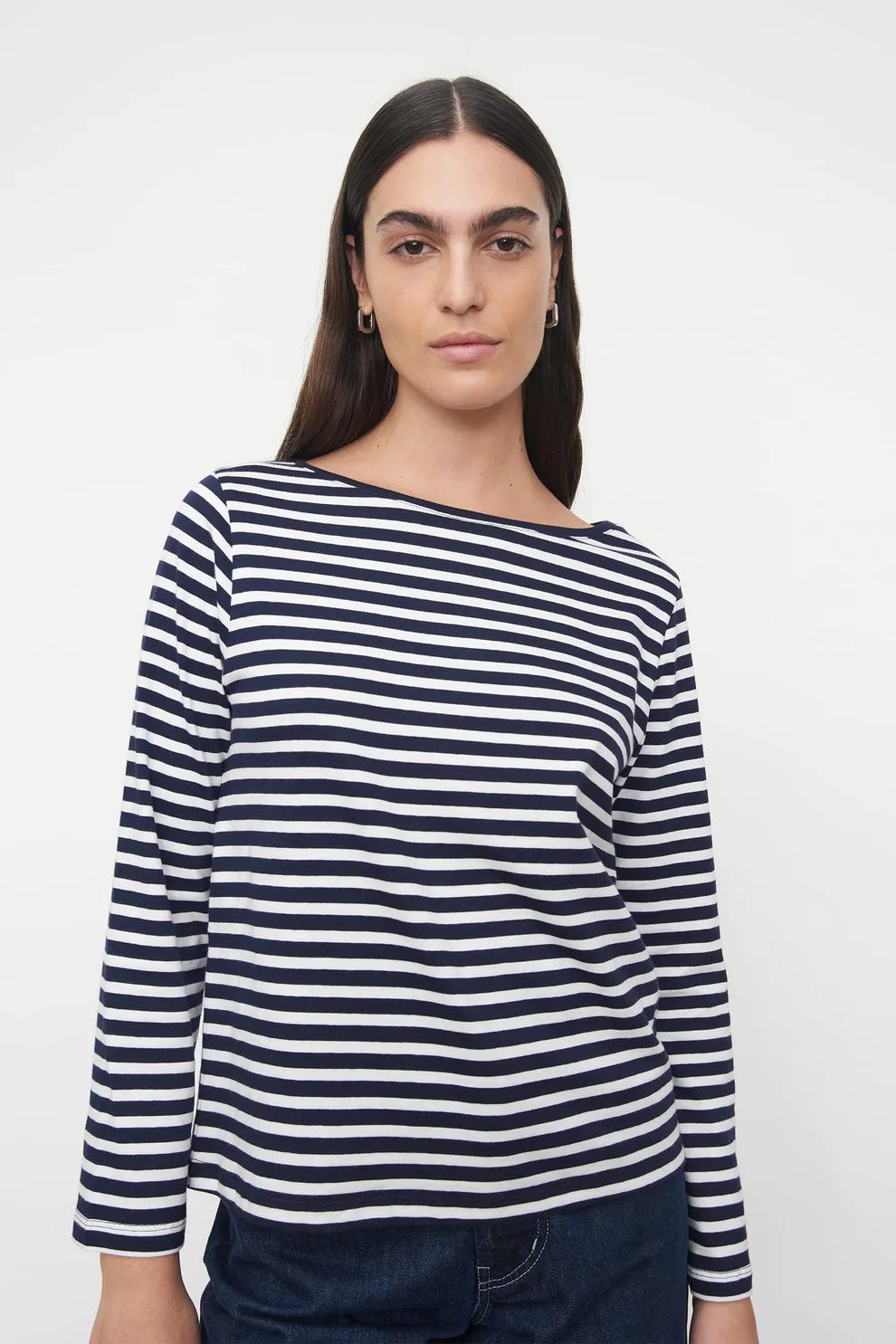 Product Image for Breton Top, Navy Stripe