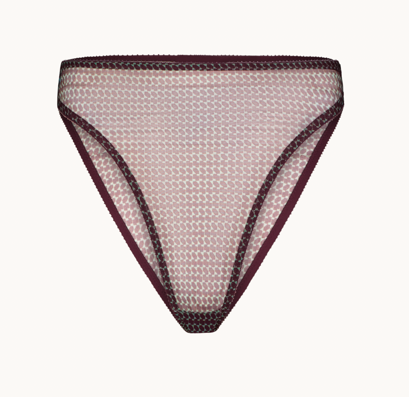 Product Image for Fonda French Cut Bikini, Pistachio/Vino