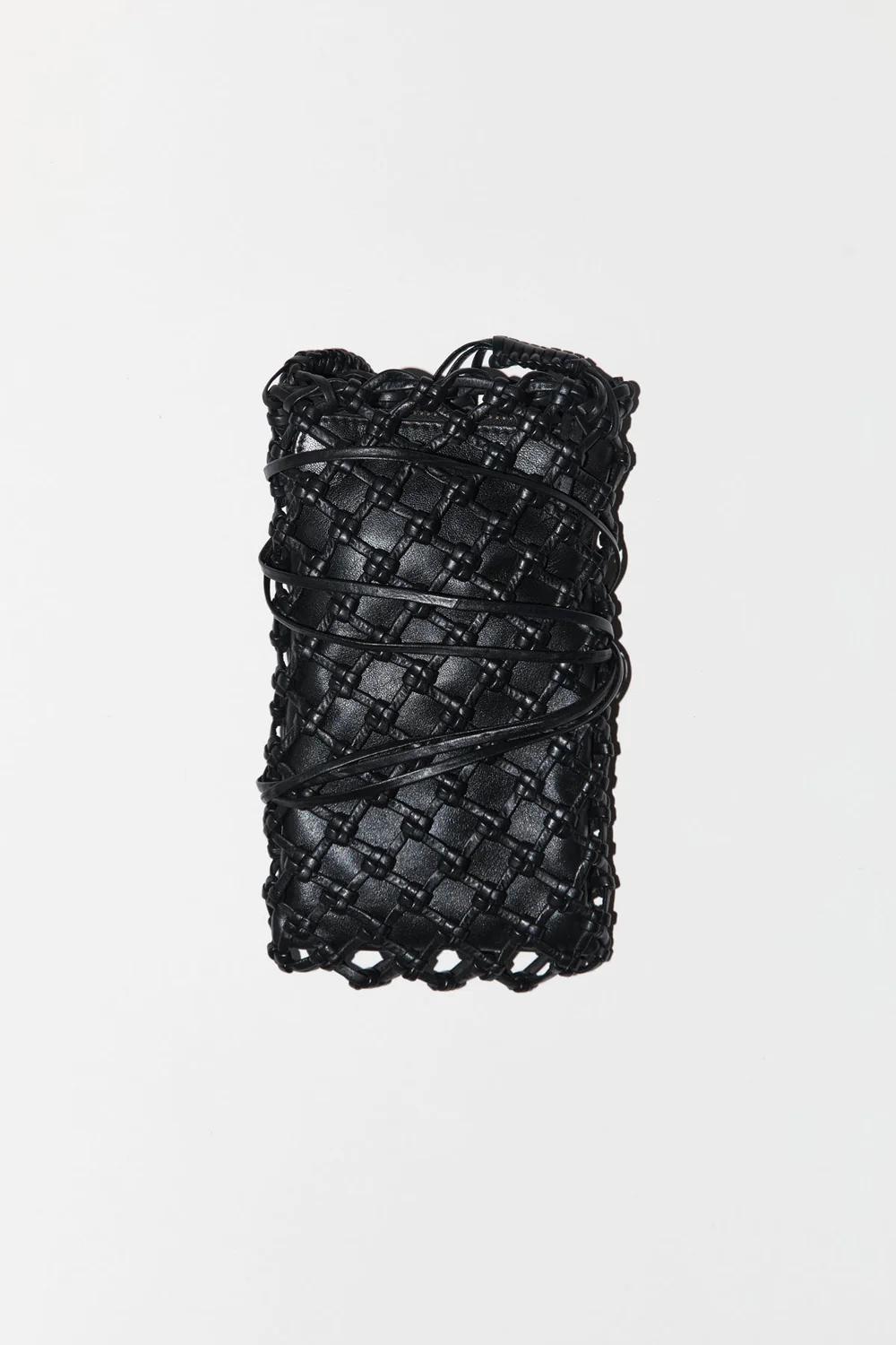 Product Image for Macrame Sling Pouch, Black
