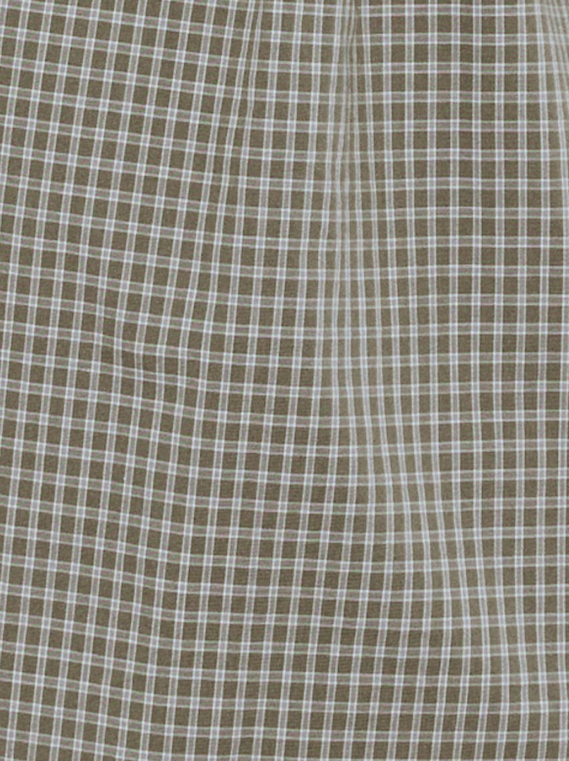 Product Image for Capped Sleeve Dress, Khaki Check