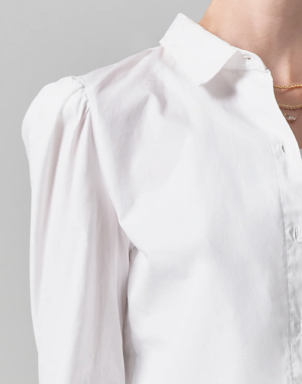 Product Image for Nia Puff Sleeve Crop Shirt, Marsden Stripe