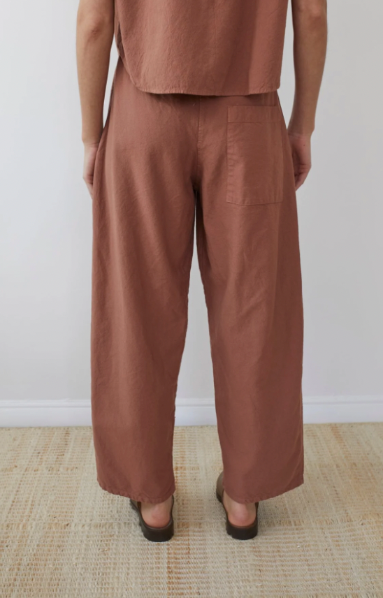 Product Image for Wide Twill Trouser, Clay