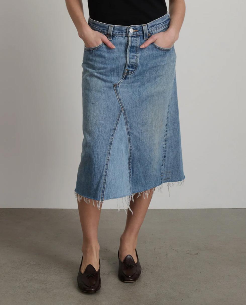 Product Image for Vintage Insert Skirt, Vintage Indigo