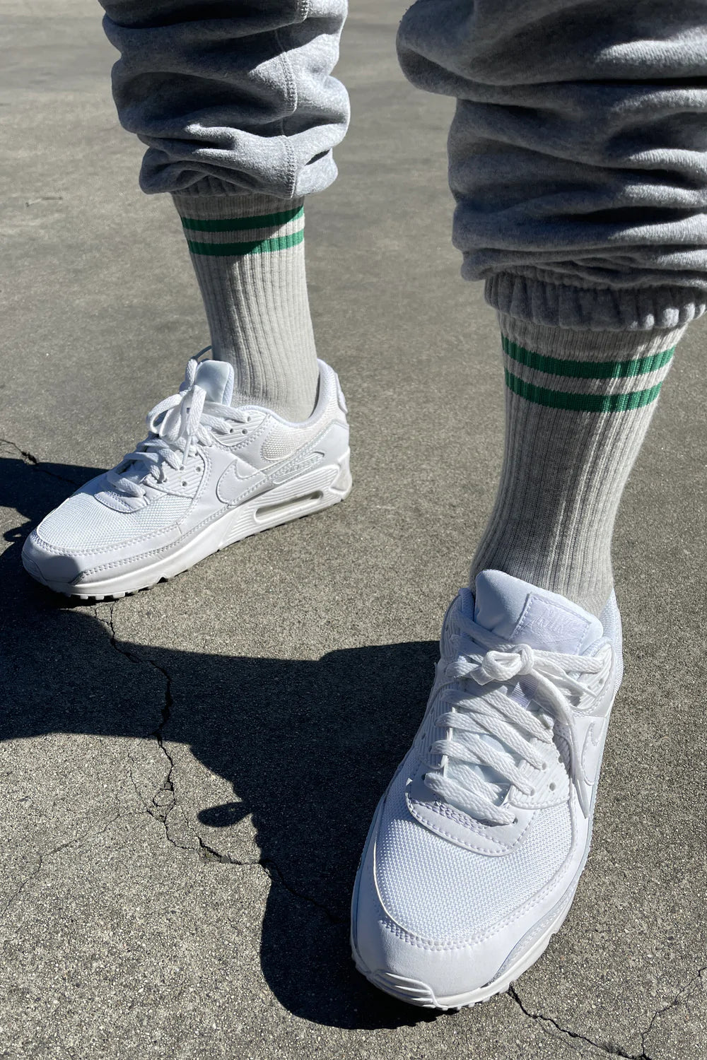 Product Image for Extended Men's Boyfriend Socks, Light Grey