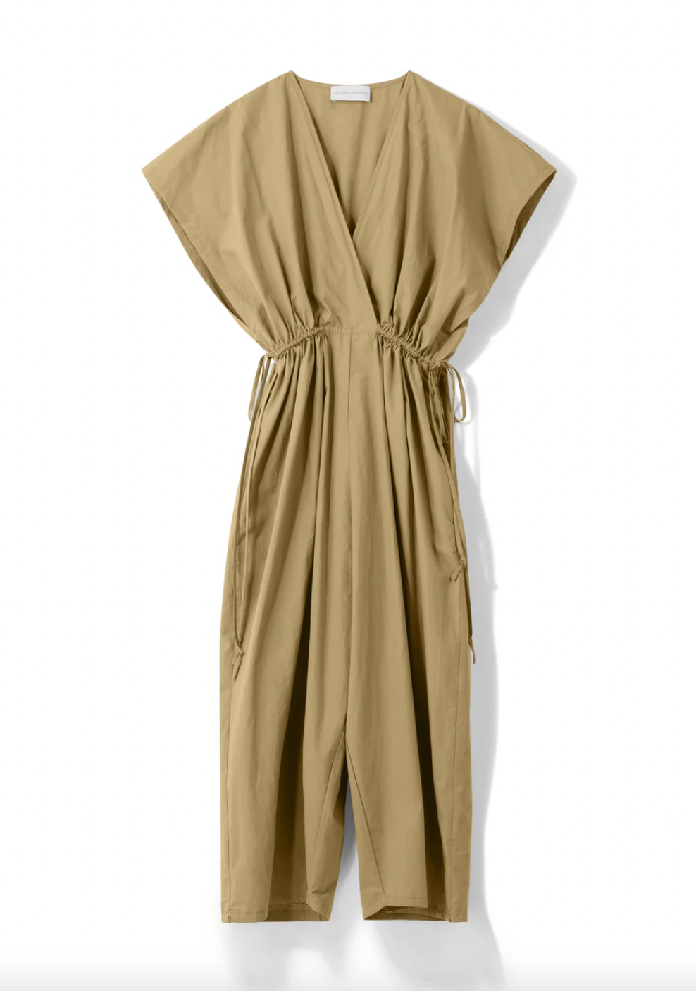 Product Image for Tie Side Balloon Jumpsuit, Khaki