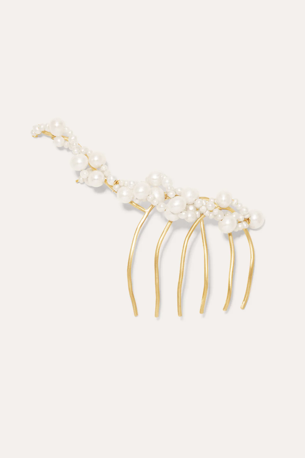 Product Image for P66 Pearl and Gold Plated Hair Pin