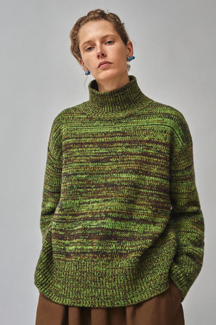 Product Image for Freddie Sweater, Green Melange