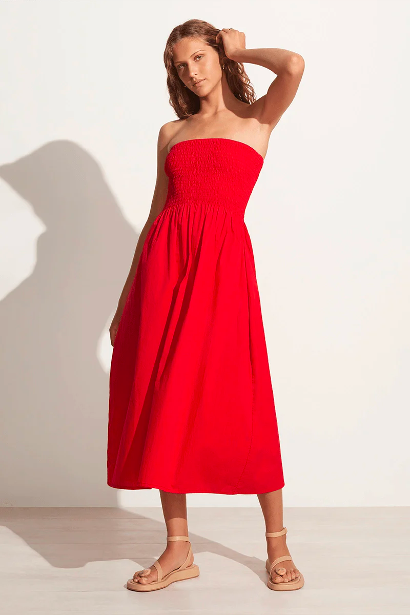 Product Image for Madella Midi Dress, Cherry Tomato