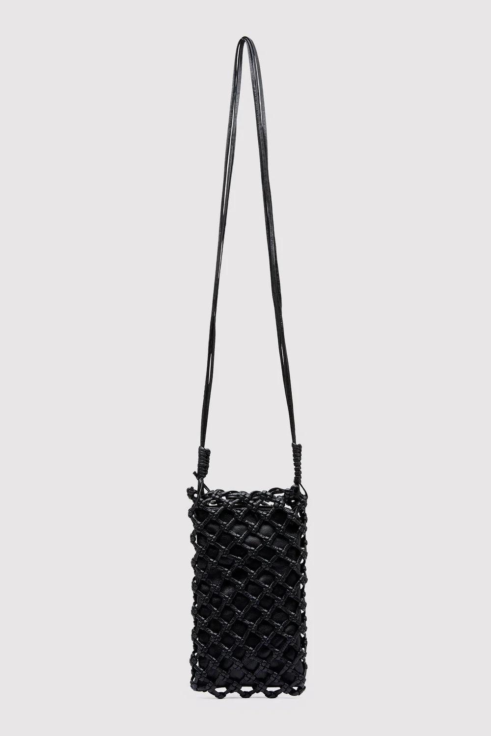 Product Image for Macrame Sling Pouch, Black