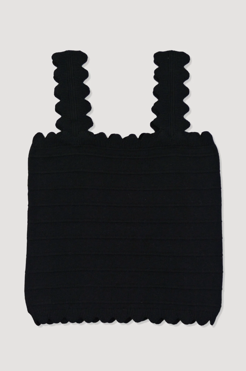 Product Image for Scallop Tank, Black