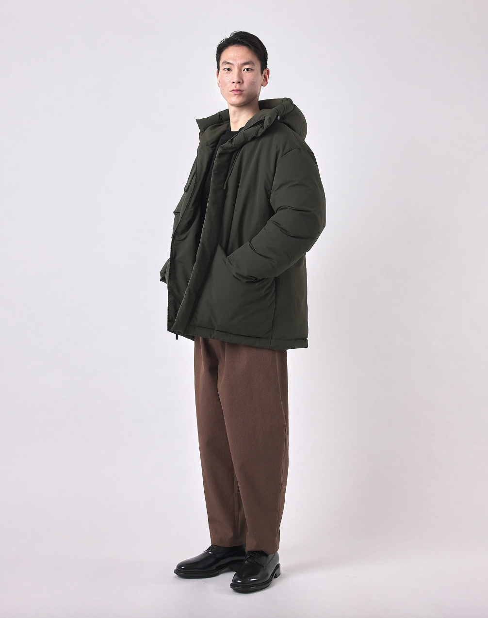 Product Image for Hooded Puffer, Deep Olive