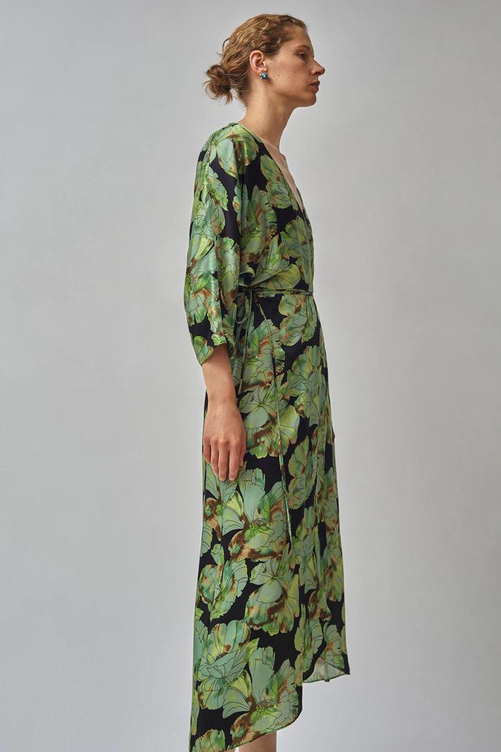Product Image for Viola Dress, Green Watercolor