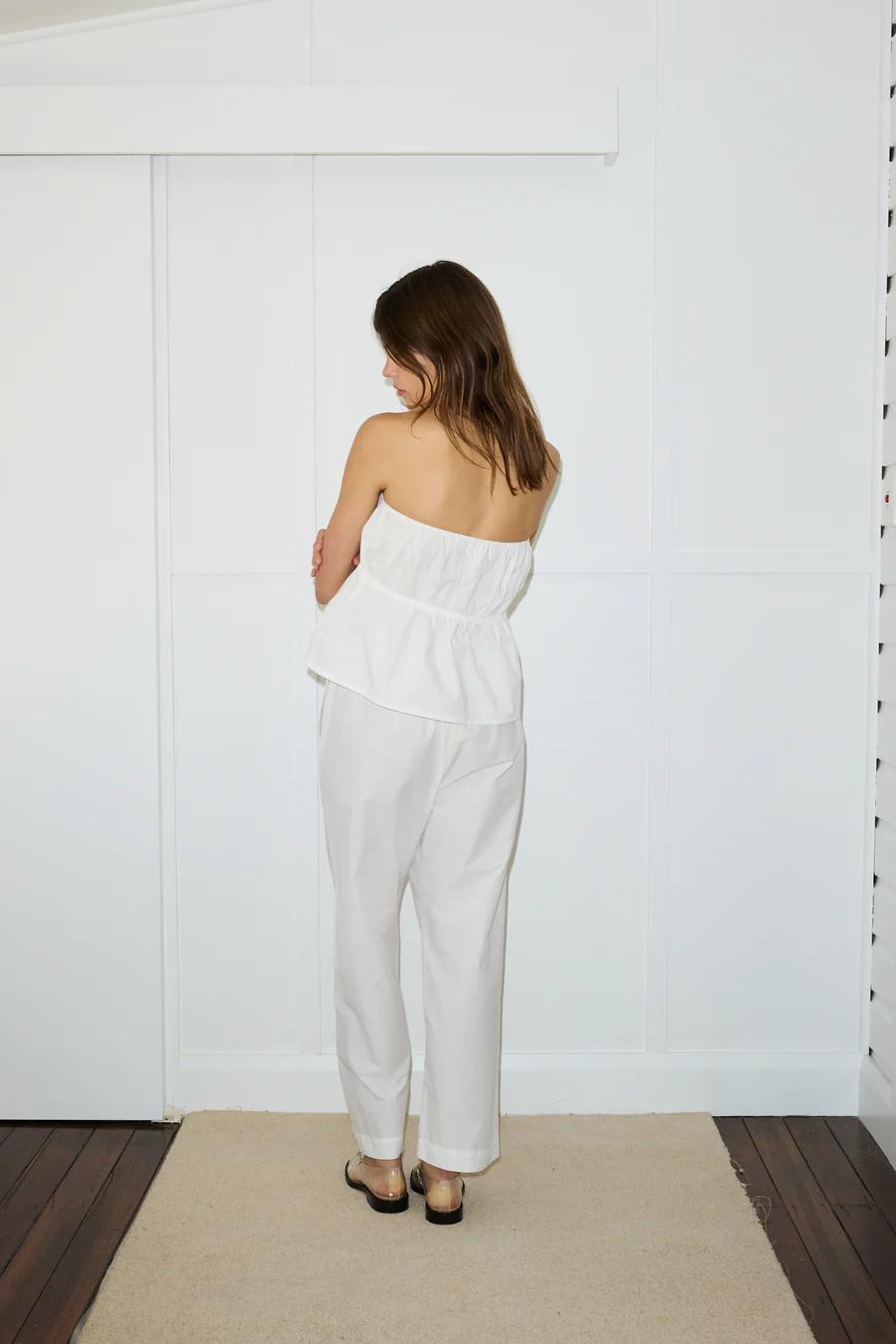 Product Image for The Ease Trouser, White