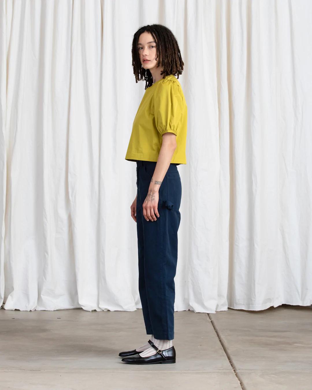 Product Image for Puff Sleeve Top, Chartreuse
