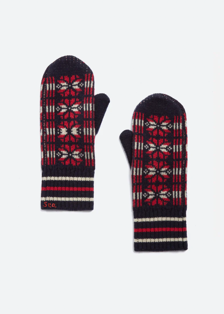 Product Image for Ayla Knit Mittens, Navy Multi