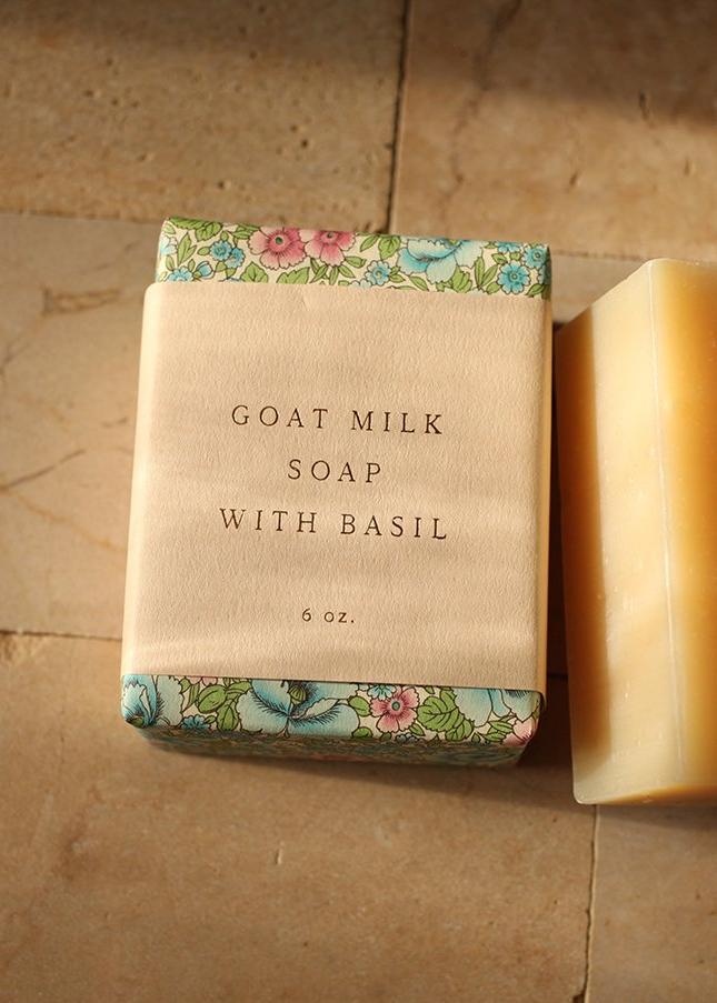 Product Image for Goat Milk Soap with Basil