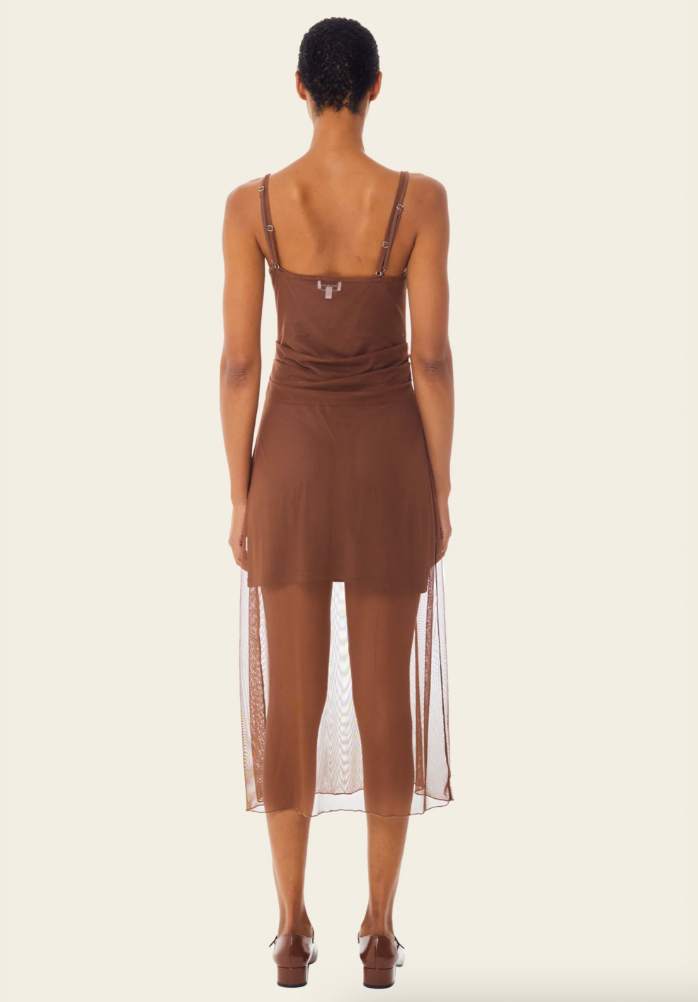 Product Image for Reversible Mesh Midi Dress, Desert Palm