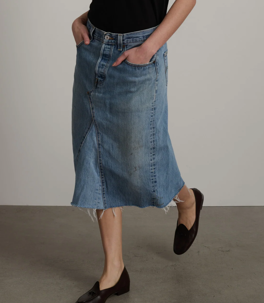 Product Image for Vintage Insert Skirt, Vintage Indigo