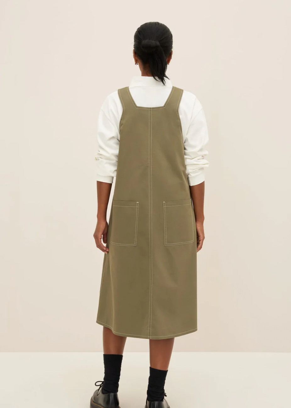 Product Image for Mirror Apron Dress, Vetiver