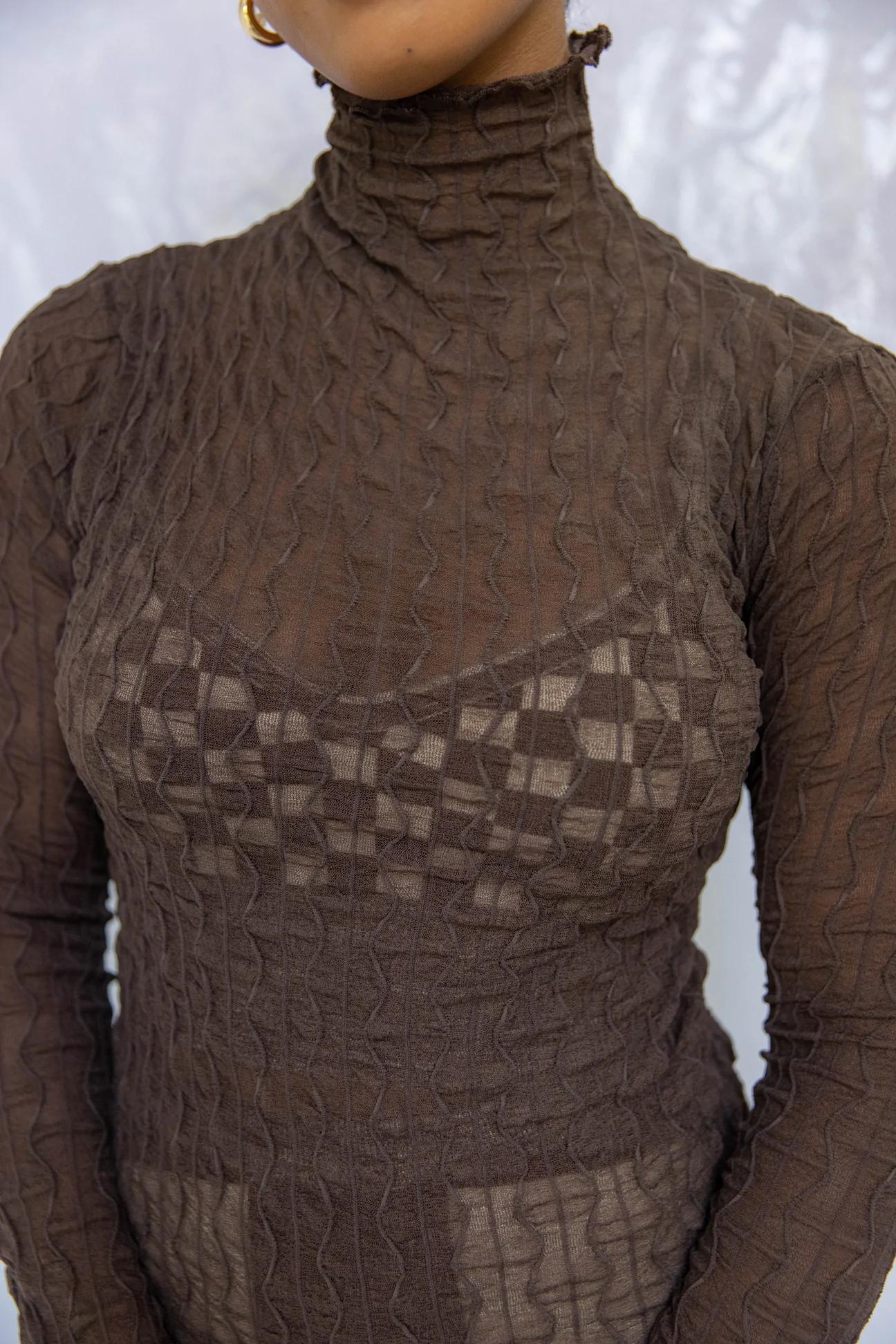 Product Image for Ross Mesh Top, Brown