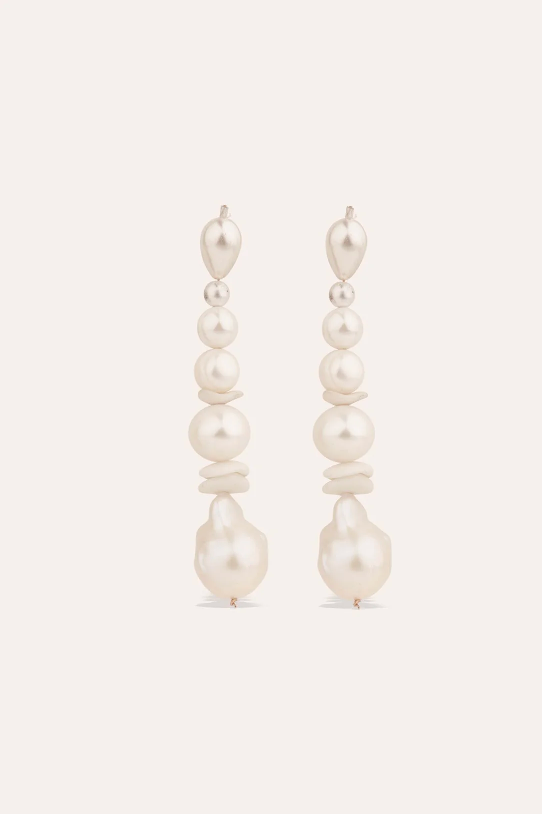 Product Image for What's Wrong with Redistribution Pearl and Gold Vermeil Earrings