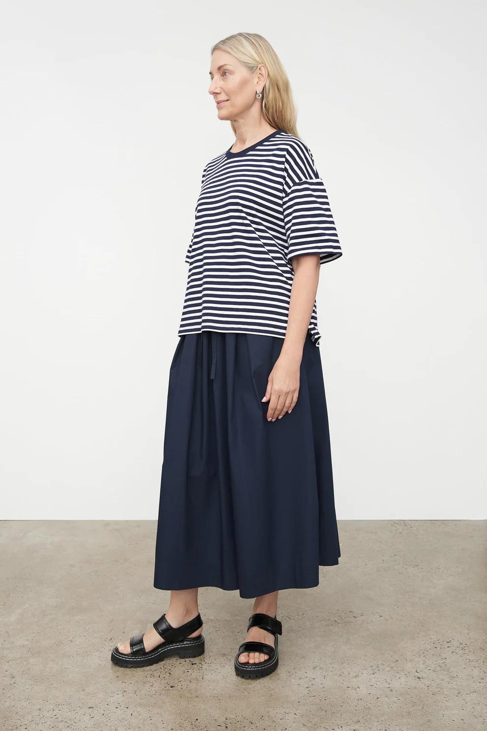 Product Image for Everyday Tee, Navy Stripe