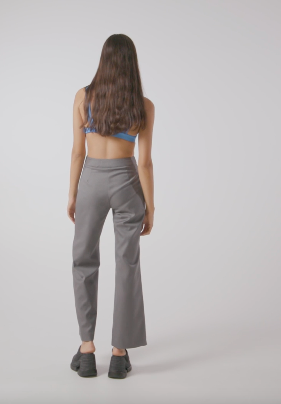 Product Image for All-Day Flares, Grey Pinstripe