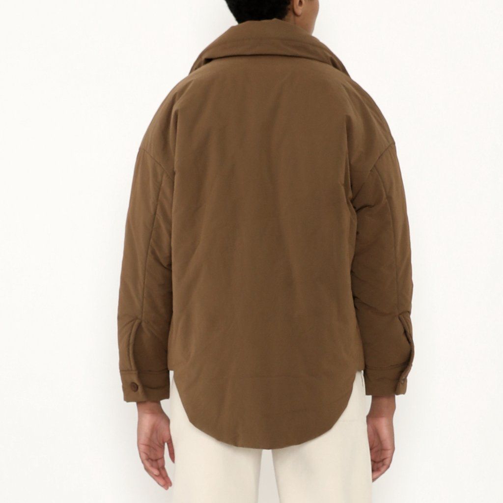 Product Image for Padded Shirt Jacket, Cinnamon