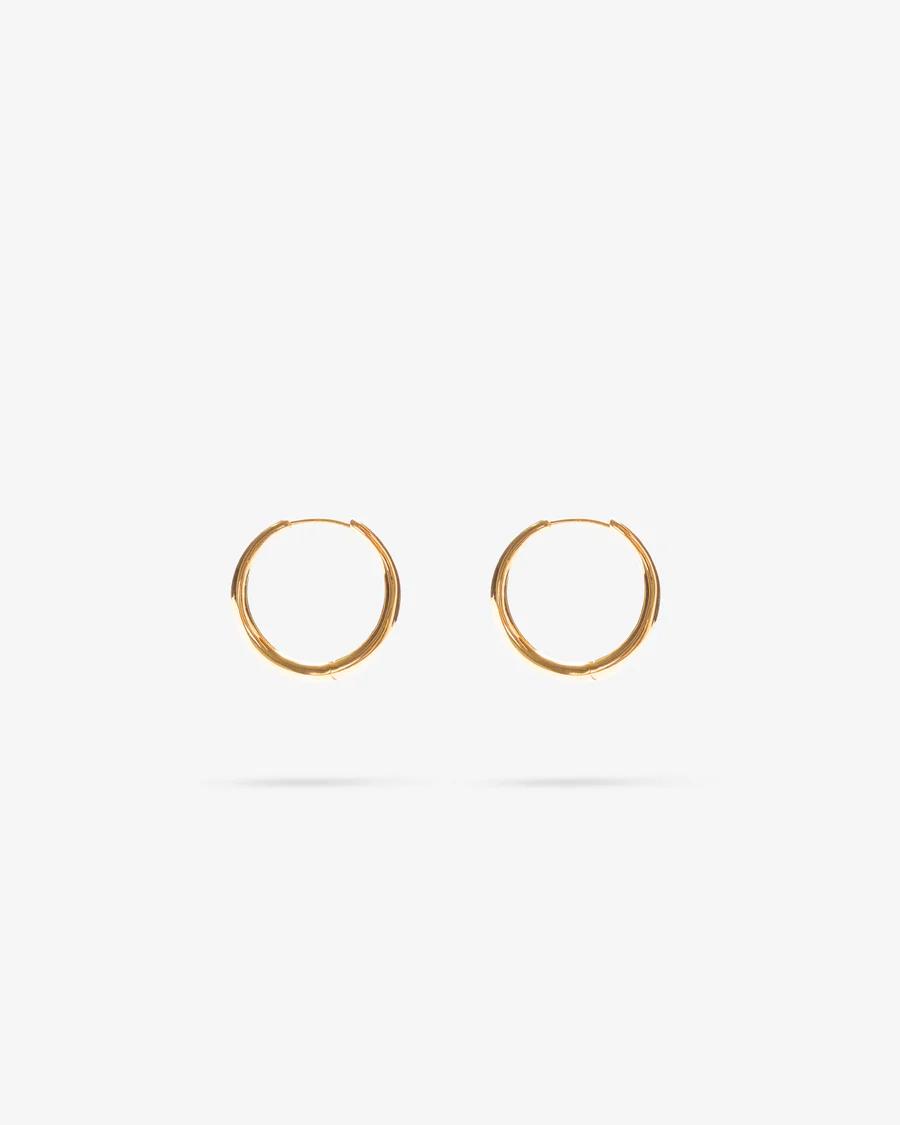 Product Image for Momento Mini Hoops, 14k Gold Vermeil