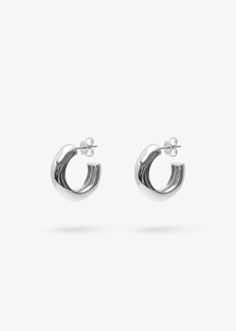 Product Image for Sense Hoops, Medium, Sterling Silver