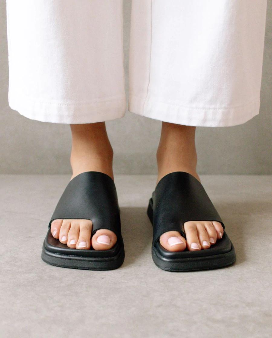 Product Image for Toe Ring Flip Flop, Black